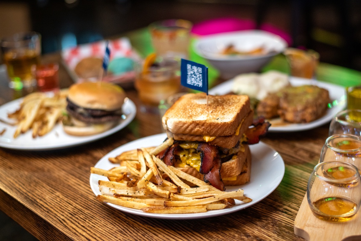 Lefty’s Bar and Grill catering spread